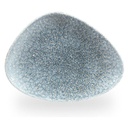 Bord plat driehoek 20.0x15.0cm Studio Prints Raku Topaz Blue Churchill