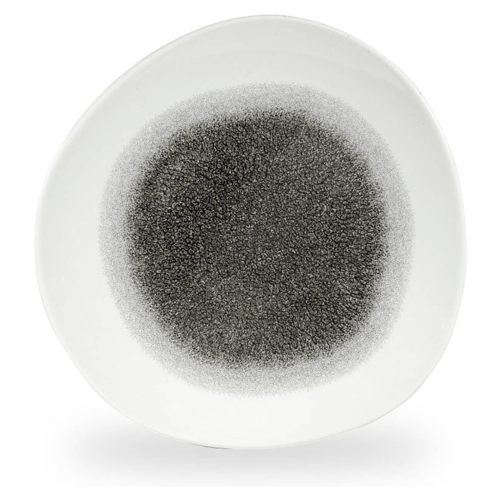 Bord plat 28.6cm Studio Prints Raku Quartz Black Churchill