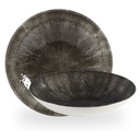 Bord diep coupe 18.2cm 42.6cl Studio Prints Stone Quartz Black Churchill