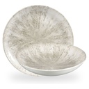 Bord diep coupe 24.8cm 113.6cl Studio Prints Stone Agate Grey Churchill