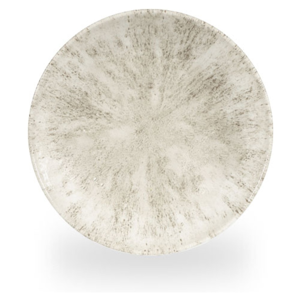 Bord plat coupe 16.5cm Studio Prints Stone Agate Grey Churchill