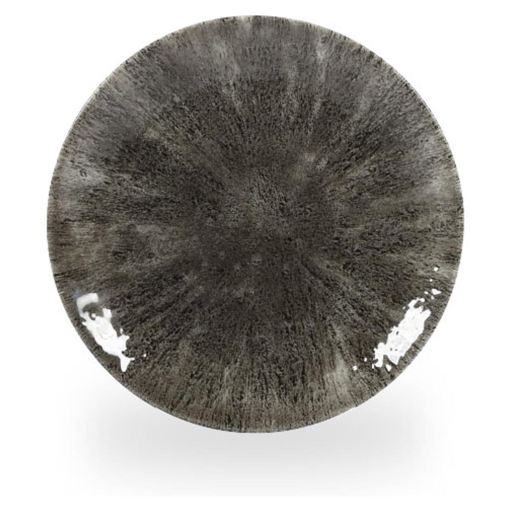 Bord plat coupe 16.5cm Studio Prints Stone Quartz Black Churchill