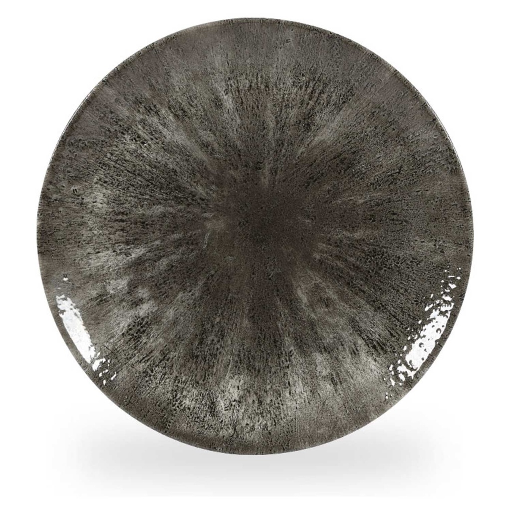 Bord plat coupe 26.0cm Studio Prints Stone Quartz Black Churchill