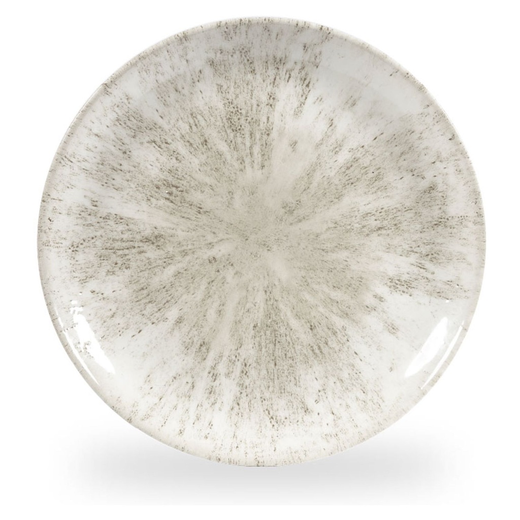 Bord plat coupe 28.8cm Studio Prints Stone Agate Grey Churchill