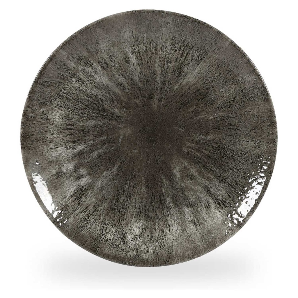 Bord plat coupe 28.8cm Studio Prints Stone Quartz Black Churchill