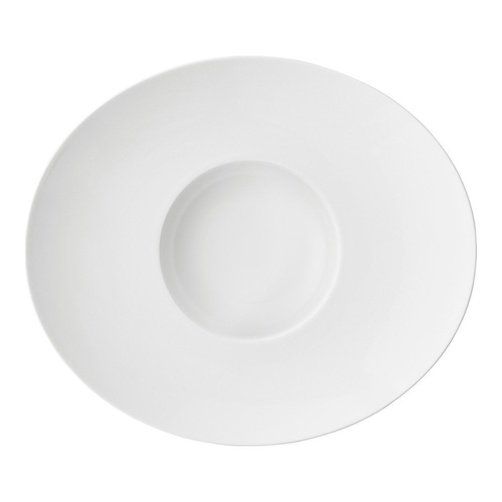 Bord gourmet ovaal 30.0x26.0cm Boreal white Guy Degrenne