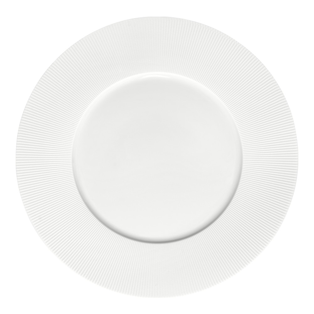 Bord plat 24.0cm Collection L Rayon white Guy Degrenne