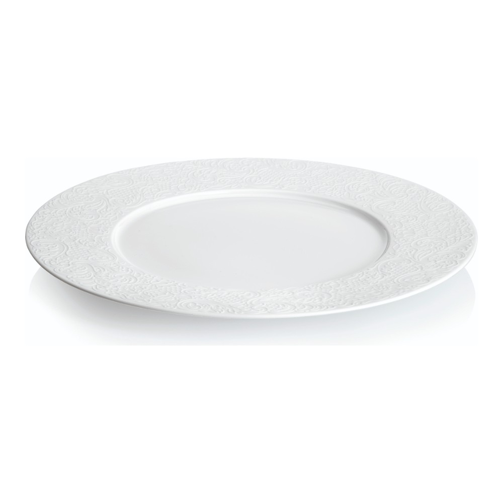 Bord plat 32.0cm Collection L Couture white Guy Degrenne
