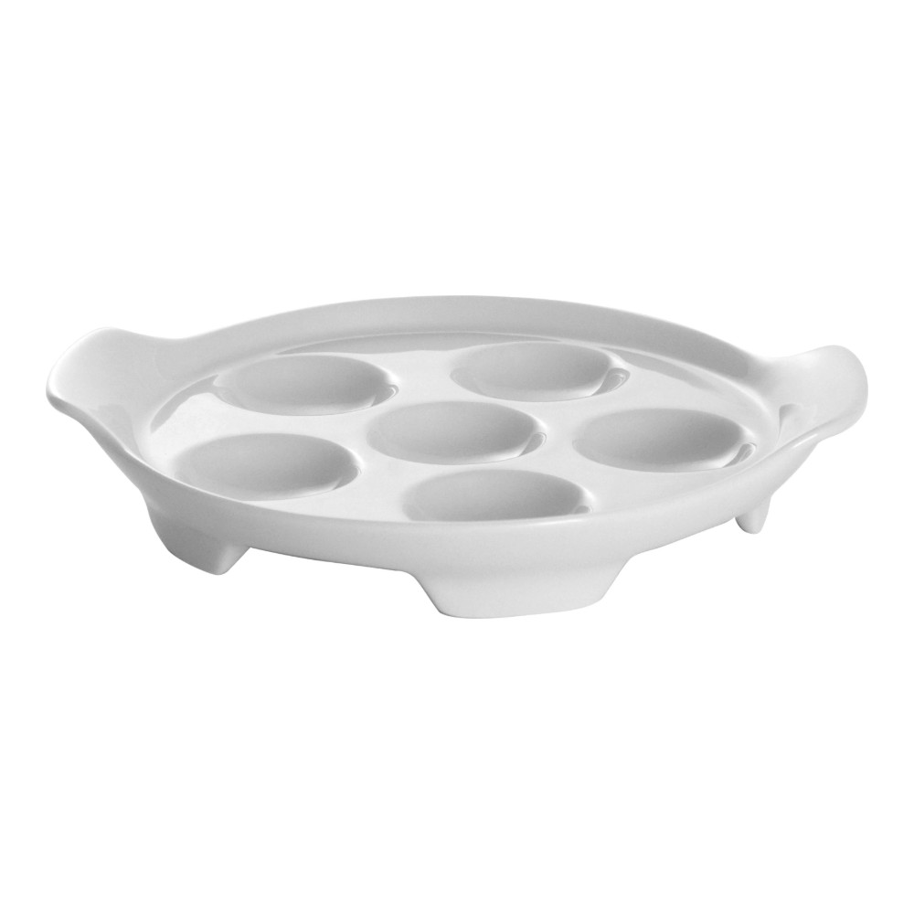 Escargotschaal 6 gaten 16.6x11.2cm Modulo white Guy Degrenne
