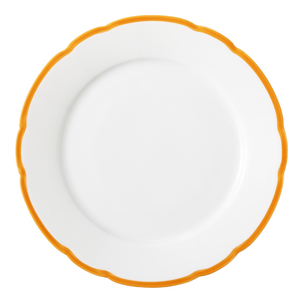 Bord plat 21.5cm Reminiscence orange Guy Degrenne