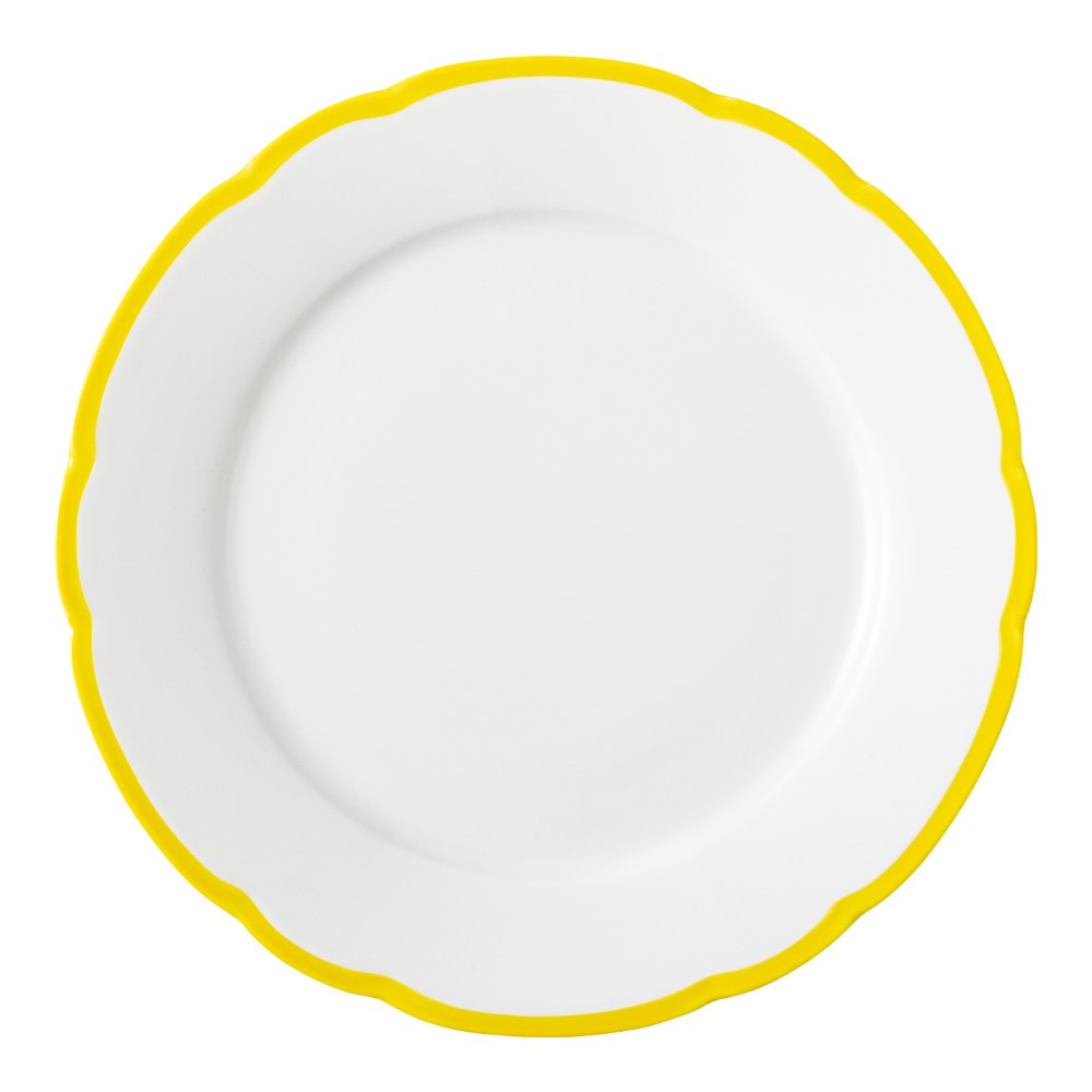 Bord plat 21.5cm Reminiscence yellow Guy Degrenne