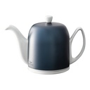 Theepot 100.0cl Salam white cloche blue Guy Degrenne