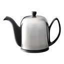 Theepot 130.0cl Salam black cloche RVS geborsteld Guy Degrenne