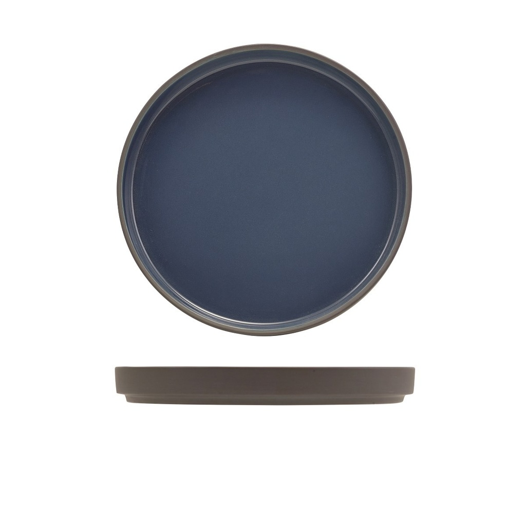 Bord walled 20.0cm Kava Blue Genware