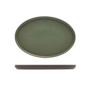Bord ovaal 28.4x19.4cm Kava Green Genware