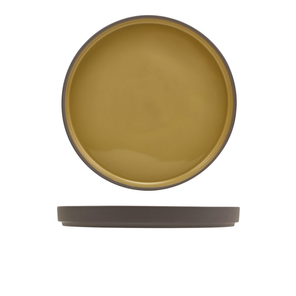 Bord walled 24.7cm Kava Yellow Genware