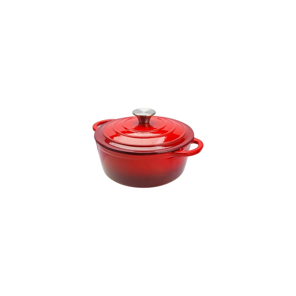 Braadpan rood 20.0cm gietijzer 