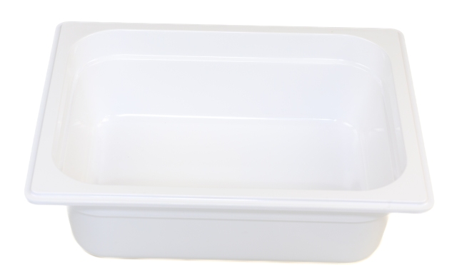 GN bak 1/2 10.0 cm melamine wit 