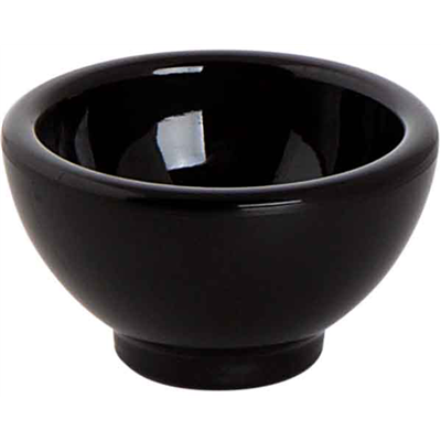 Dipper/tipje 6.0cm melamine zwart 