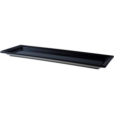 Schaal GN 2/4 (h)3.0cm melamine zwart 