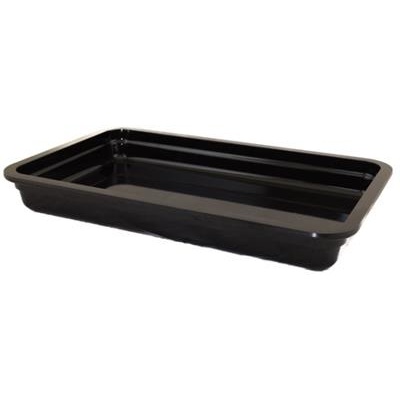 Schaal GN 1/1 (h)6.5cm melamine zwart 