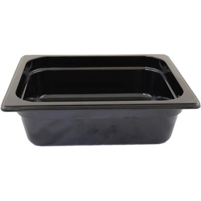 Schaal GN 1/2 (h)10.0cm melamine zwart 