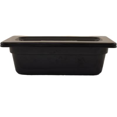 Schaal GN 1/3 (h)10.0cm melamine zwart 