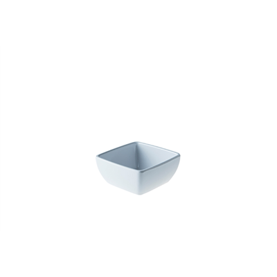 Schaal vierkant 9.0x(h)3.5cm melamine wit 