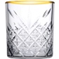 Tumbler laag 35.5cl Timeless met gouden rand