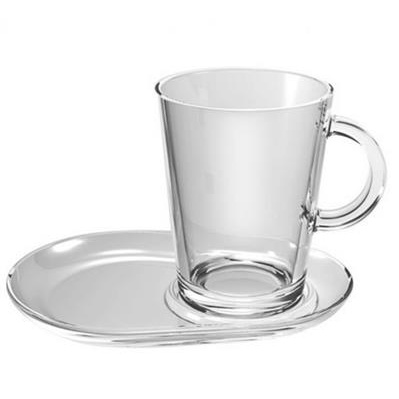 Theeglas 40.0cl Tribeca Met Schotel