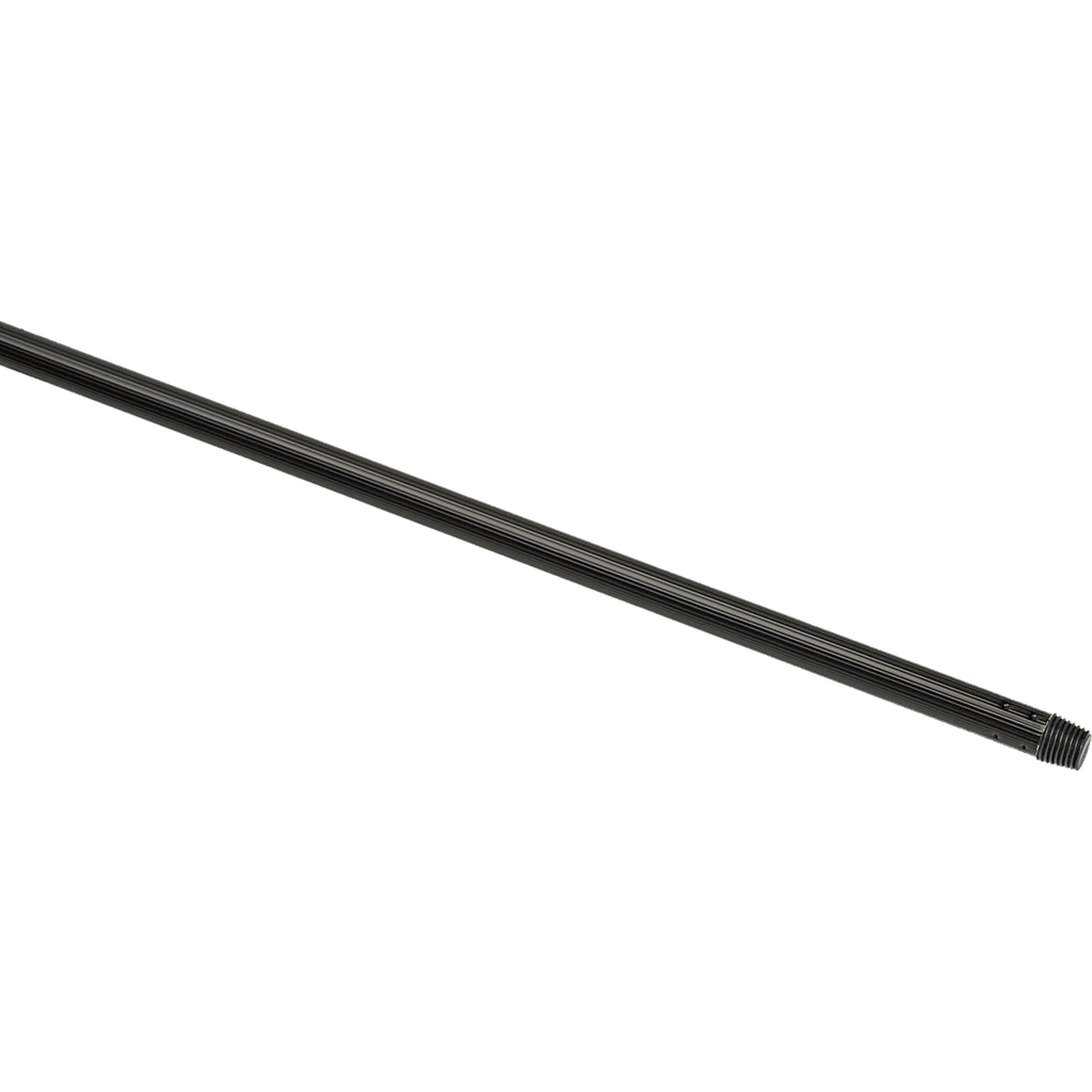 Bezemsteel 130.0cm kunststof zwart Coronit