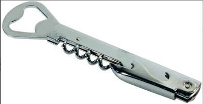 Kelnersmes 19.cm Met Opener Verchroomd