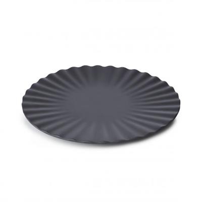 Bord plat ø21.0cm dark metal Pekoë