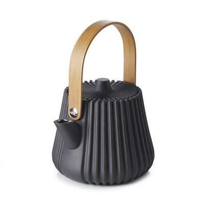 Theepot m/ infuser 55.0cl dark metal Pekoë