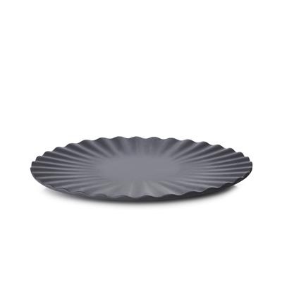 Bord plat ø17.0cm dark metal Pekoë