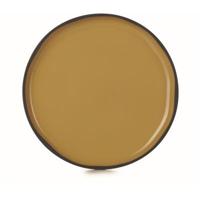Bord walled 15.0cm Caractère tumeric