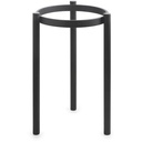 Buffetverhoger rond 24.0x(h)36.0cm XL black metal En Scène Revol