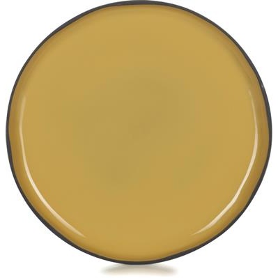 Bord walled 26.0cm Caractère tumeric