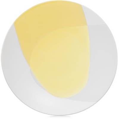 Bord plat coupe 28.0cm saffron white Confluence