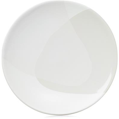 Bord plat coupe 31.5cm linen white Confluence