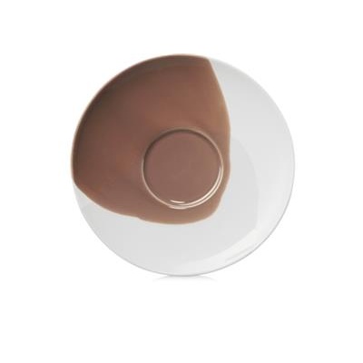 Schotel 16.0cm cognac white Confluence