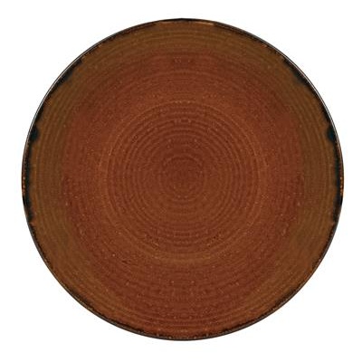 Bord plat coupe 26.0cm Harvest Brown ev101