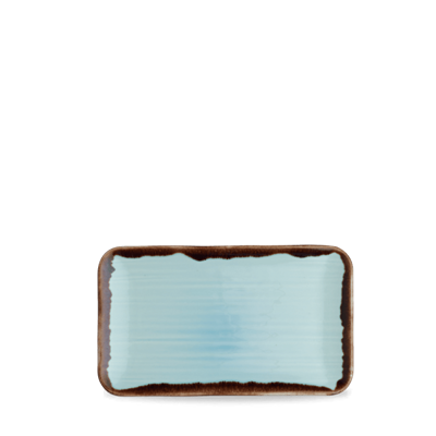 Schaal organic 27.0x16.0cm Harvest Turquoise dob11