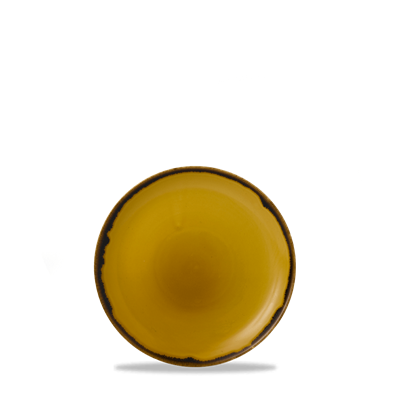 Bord plat coupe 16.5cm Harvest Mustard evp61