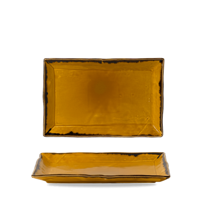 Schaal rh 34.5x23.3cm Harvest Mustard dr341