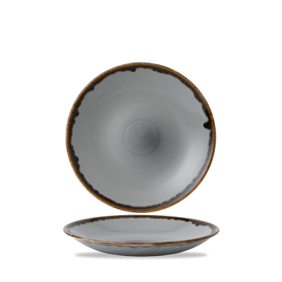 Bord diep coupe 25.5cm Harvest grey pd251