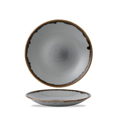Bord diep coupe 28.1cm Harvest grey pd271
