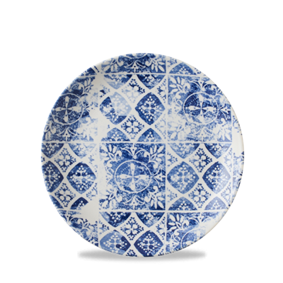 Bord plat coupe 16.5cm Porto Blue evp61