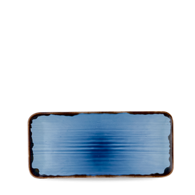 Schaal organic 34.6x15.6cm Harvest Indigo dob21