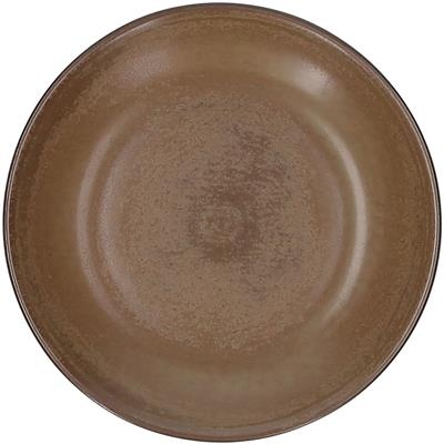 Bord plat coupe 16.0 cm Terracotta brown